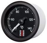 Autometer Stack 52mm 40-140 Deg C 1/8in NPTF Male Pro Stepper Motor Oil Temp Gauge - Black thumbnail 5