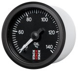 Autometer Stack 52mm 40-140 Deg C 1/8in NPTF Male Pro Stepper Motor Oil Temp Gauge - Black thumbnail 6