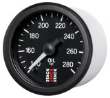Autometer Stack 52mm 140-280 Deg F 1/8in NPTF Male Pro Stepper Motor Oil Temp Gauge - Black thumbnail 9