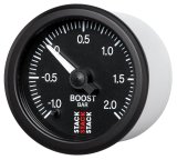 Autometer Stack 52mm -1 to +2 Bar (Incl T-Fitting) Pro Stepper Motor Boost Pressure Gauge - Black thumbnail 8