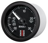Autometer Stack 52mm -30INHG to +30 PSI (Incl T-Fitting) Pro Stepper Motor Boost Press Gauge - Black thumbnail 7