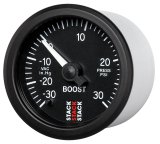 Autometer Stack 52mm -30INHG to +30 PSI (Incl T-Fitting) Pro Stepper Motor Boost Press Gauge - Black thumbnail 8