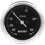 Autometer Stack 52mm -30INHG to +30 PSI (Incl T-Fitting) Pro Step Motor Boost Press Gauge - Classic thumbnail 1