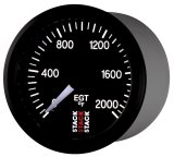 Autometer Stack 52mm 0-2000 Deg F Pro Stepper Motor Exhaust Gas Temp Gauge - Black thumbnail 7