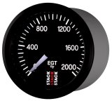 Autometer Stack 52mm 0-2000 Deg F Pro Stepper Motor Exhaust Gas Temp Gauge - Black thumbnail 8
