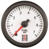 Autometer Stack 52mm 0-7 Bar M10 Male Pro Stepper Motor Fuel Pressure Gauge - White thumbnail 1