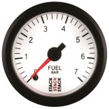 Autometer Stack 52mm 0-7 Bar M10 Male Pro Stepper Motor Fuel Pressure Gauge - White thumbnail 3