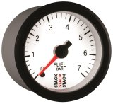 Autometer Stack 52mm 0-7 Bar M10 Male Pro Stepper Motor Fuel Pressure Gauge - White thumbnail 5