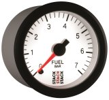 Autometer Stack 52mm 0-7 Bar M10 Male Pro Stepper Motor Fuel Pressure Gauge - White thumbnail 6
