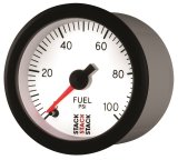 Autometer Stack 52mm 0-100 PSI 1/8in NPTF Male Pro Stepper Motor Fuel Pressure Gauge - White thumbnail 9