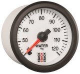 Autometer Stack 52mm 40-120 Deg C 1/8in NPTF Male Pro Stepper Motor Water Temp Gauge - White thumbnail 6
