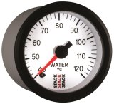 Autometer Stack 52mm 40-120 Deg C 1/8in NPTF Male Pro Stepper Motor Water Temp Gauge - White thumbnail 7