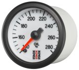 Autometer Stack 52mm 140-280 Deg F 1/8in NPTF Male Pro Stepper Motor Oil Temp Gauge - White thumbnail 5