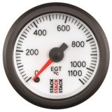 Autometer Stack 52mm 0-1100 Deg C Pro Stepper Motor Exhaust Gas Temp Gauge - White thumbnail 1