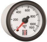 Autometer Stack 52mm 0-1100 Deg C Pro Stepper Motor Exhaust Gas Temp Gauge - White thumbnail 8