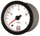 Autometer Stack 52mm 0-280 Ohm Programmable Pro Stepper Motor Fuel Level Gauge - White thumbnail 9