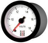 Autometer Stack 52mm 8-18V Pro Stepper Motor Battery Voltage Gauge - White thumbnail 9