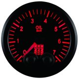 Autometer Stack 52mm 0-7 Bar M10 Male Pro-Control Oil Pressure Gauge - Black thumbnail 2