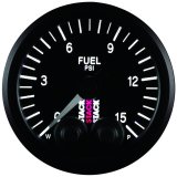 Autometer Stack 52mm 0-15 PSI 1/8in NPTF Male Pro-Control Fuel Pressure Gauge - Black thumbnail 1