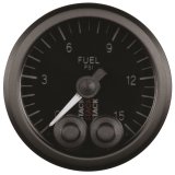 Autometer Stack 52mm 0-15 PSI 1/8in NPTF Male Pro-Control Fuel Pressure Gauge - Black thumbnail 4