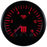 Autometer Stack 52mm 0-15 PSI 1/8in NPTF Male Pro-Control Fuel Pressure Gauge - Black thumbnail 6