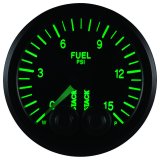 Autometer Stack 52mm 0-15 PSI 1/8in NPTF Male Pro-Control Fuel Pressure Gauge - Black thumbnail 7