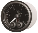 Autometer Stack 52mm 0-15 PSI 1/8in NPTF Male Pro-Control Fuel Pressure Gauge - Black thumbnail 9
