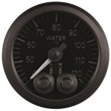 Autometer Stack 52mm 40-120 Deg C 1/8in NPTF Male Pro-Control Water Temp Gauge - Black thumbnail 5