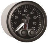 Autometer Stack 52mm 40-120 Deg C 1/8in NPTF Male Pro-Control Water Temp Gauge - Black thumbnail 9