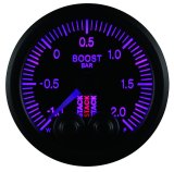 Autometer Stack 52mm -1 to +2 Bar (Incl T-Fitting) Pro-Control Boost Pressure Gauge - Black thumbnail 8