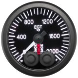 Autometer Stack 52mm 0-2000 Deg F Pro-Control Exhaust Gas Temp Gauge - Black thumbnail 1