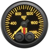 Autometer Stack 52mm 0-2000 Deg F Pro-Control Exhaust Gas Temp Gauge - Black thumbnail 4