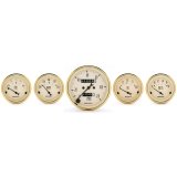 Autometer Golden Oldies 5 piece Kit (Mech Speed/Elec Oil Press/Water Temp/Volt/Fuel Level) thumbnail 4