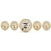 Autometer Golden Oldies 5 piece Kit (Mech Speed/Elec Oil Press/Water Temp/Volt/Fuel Level) thumbnail 5