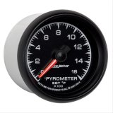 Autometer ES 52.4mm Pyrometer 0-1600 Degree F FSE Gauge thumbnail 2