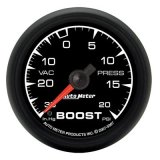 Autometer ES 52.4mm 30 In. HG/20 PSI Vacuum/Boost Gauge thumbnail 2