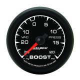 Autometer ES 52.4mm 30 In. HG/20 PSI Vacuum/Boost Gauge thumbnail 4