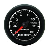 Autometer ES 52.4mm 30 In. HG/20 PSI Vacuum/Boost Gauge thumbnail 8