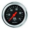 Autometer Traditional Chrome 2-1/16in 100 PSI Mechanical Oil Pressure Gauge thumbnail 6