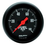 Autometer FSE 52.4mm 0-100 PSI w/o Peak & Valley Fuel Press Gauge thumbnail 3