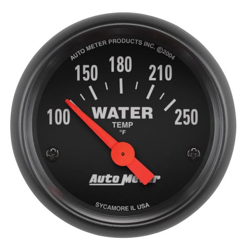 Autometer Z-Series 52mm 100-250 Degrees F. SSE Water Temp Gauge thumbnail 4
