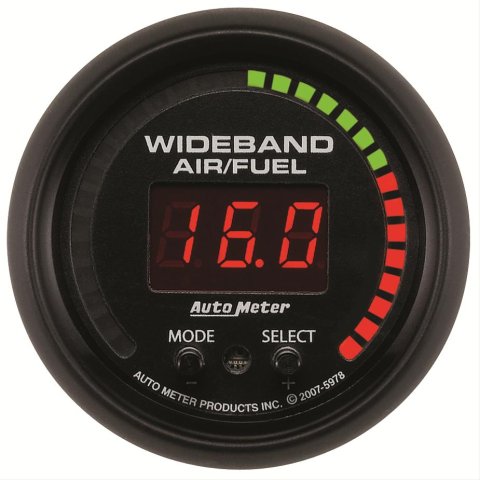 Autometer ES Digital 52mm Wideband Air/Fuel Kit