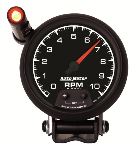 Autometer ES 3-3/4in TACH Mini-Monster 10000 RPM IN-DASH thumbnail 1