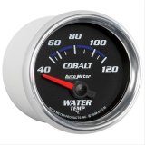 Autometer Cobalt 52mm Short Sweep Electronic 40-120 Deg C Water Temperature Gauge thumbnail 2