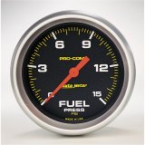 Autometer Pro-Comp Digital Stepper Motor 2-5/8in 0-15 PSI Fuel Pressure Gauge thumbnail 3