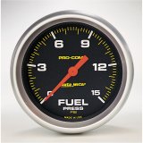 Autometer Pro-Comp Digital Stepper Motor 2-5/8in 0-15 PSI Fuel Pressure Gauge thumbnail 4