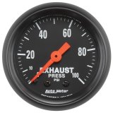 Autometer Z Series 2-1/16in 0-100 PSI Mechanical Exhaust Pressure Gauge thumbnail 3