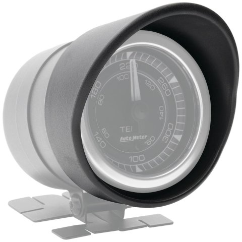AutoMeter Gauge Visor 2-1/16in - Black