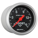 Autometer 2-1/16in 15PSI Boost Digital Stepper Motor Sport-Comp Gauge thumbnail 1