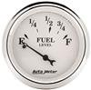 Auto Meter Old Tyme White 2-1/16in 0-30 OHM Electric Fuel Level Gauge thumbnail 6